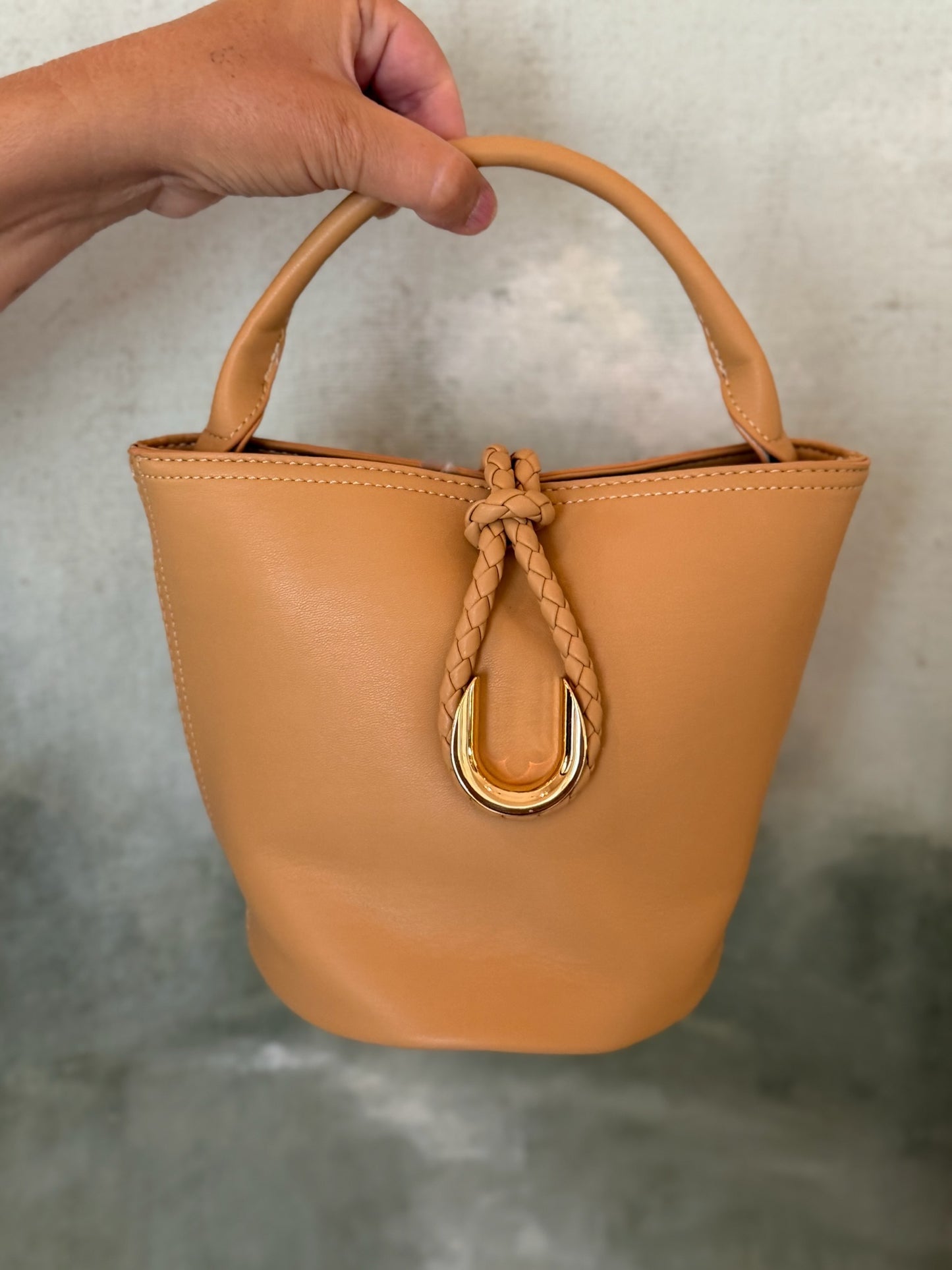 Bucket Purse - Tan