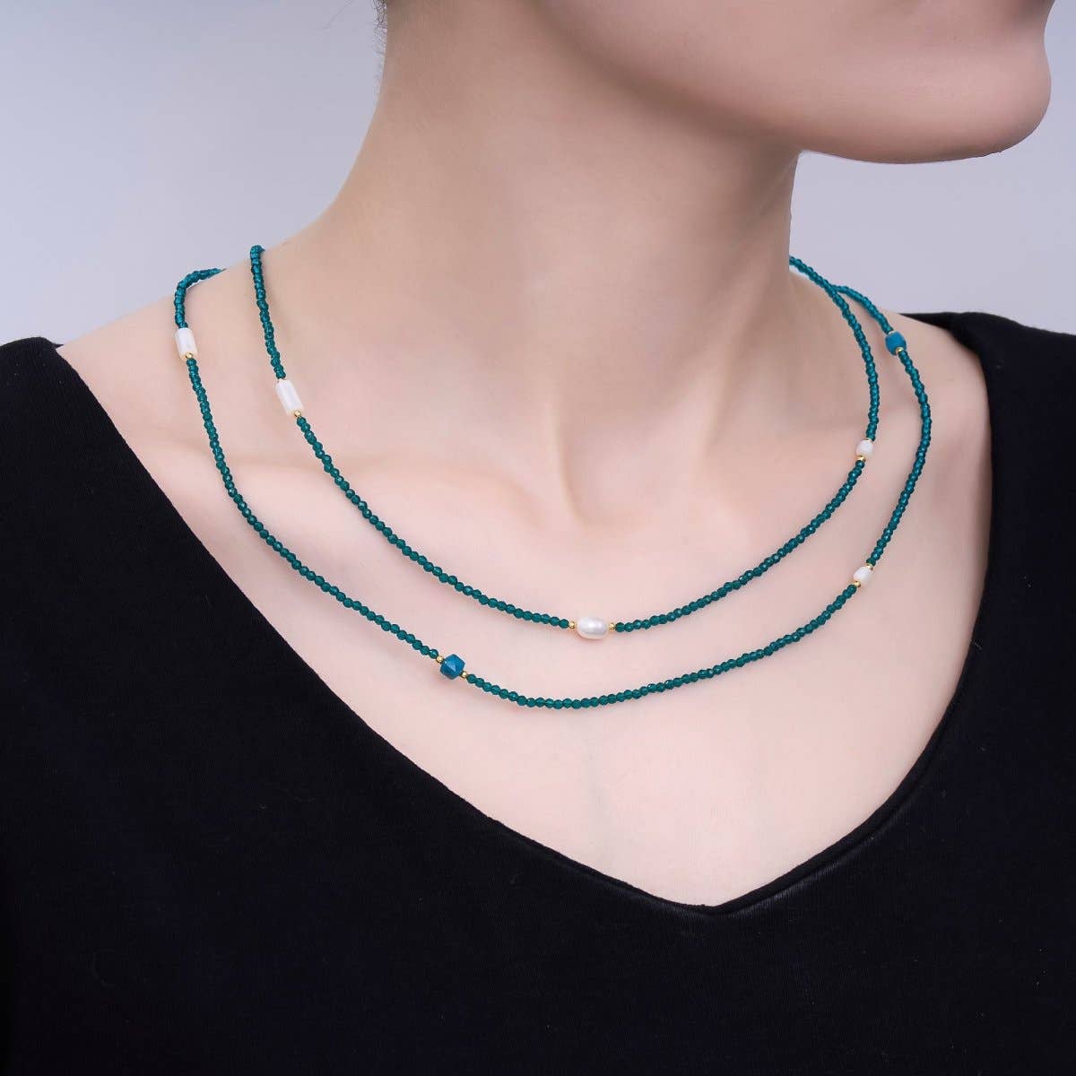 Wrap layer necklace