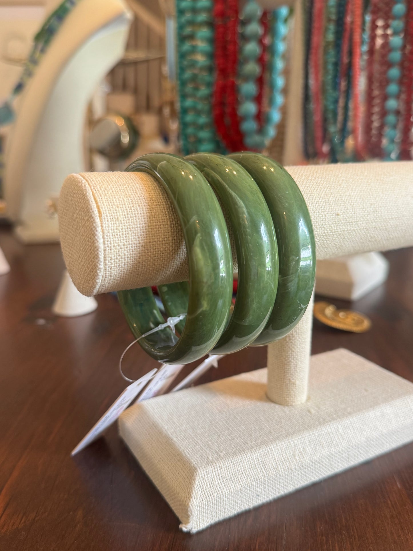 Green Round Bangle