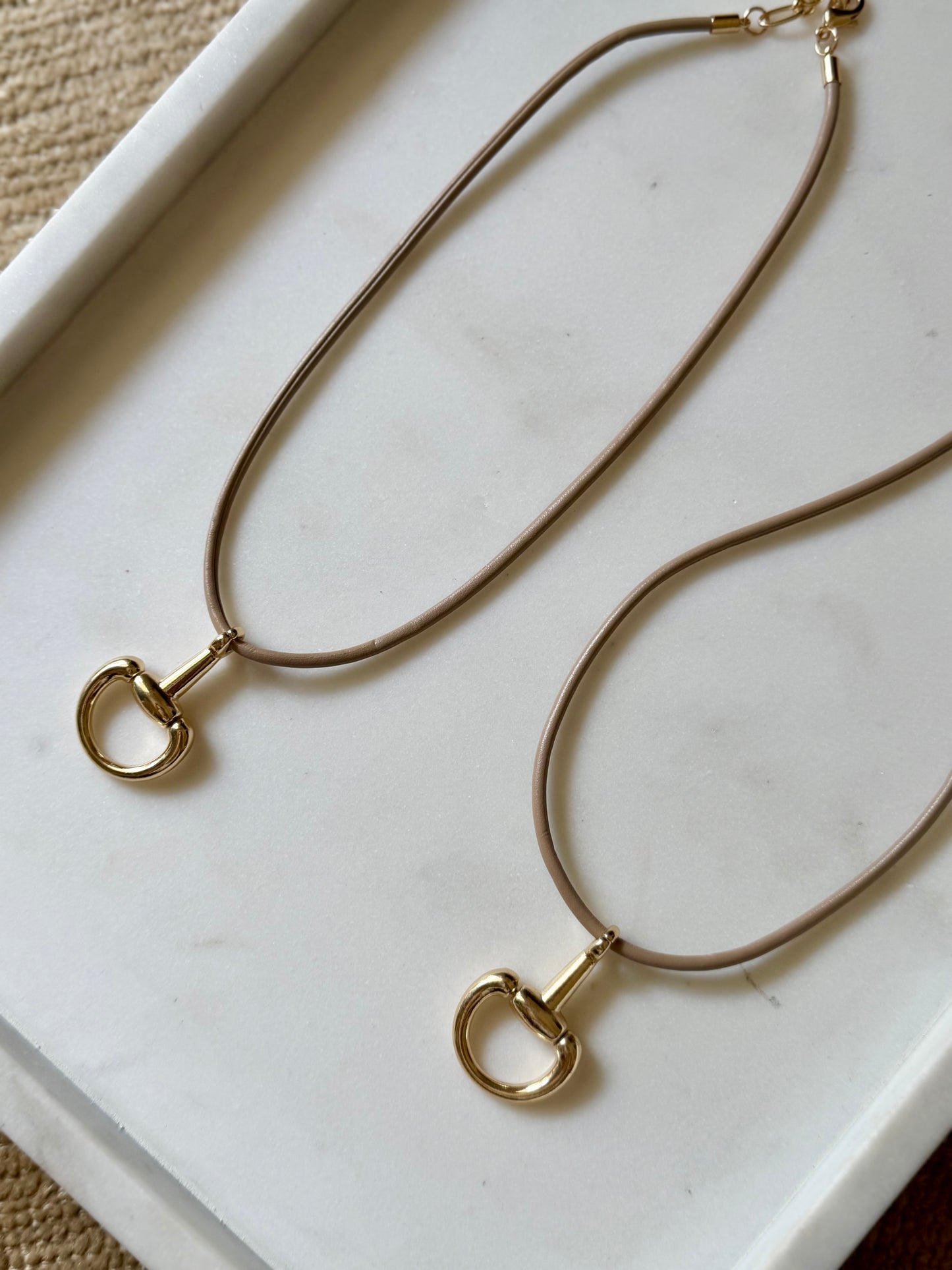 HorseBit Charm Necklace