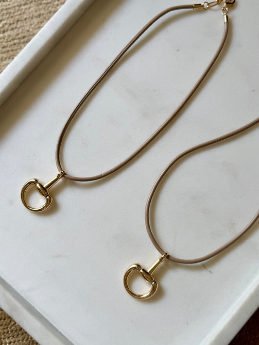 HorseBit Charm Necklace