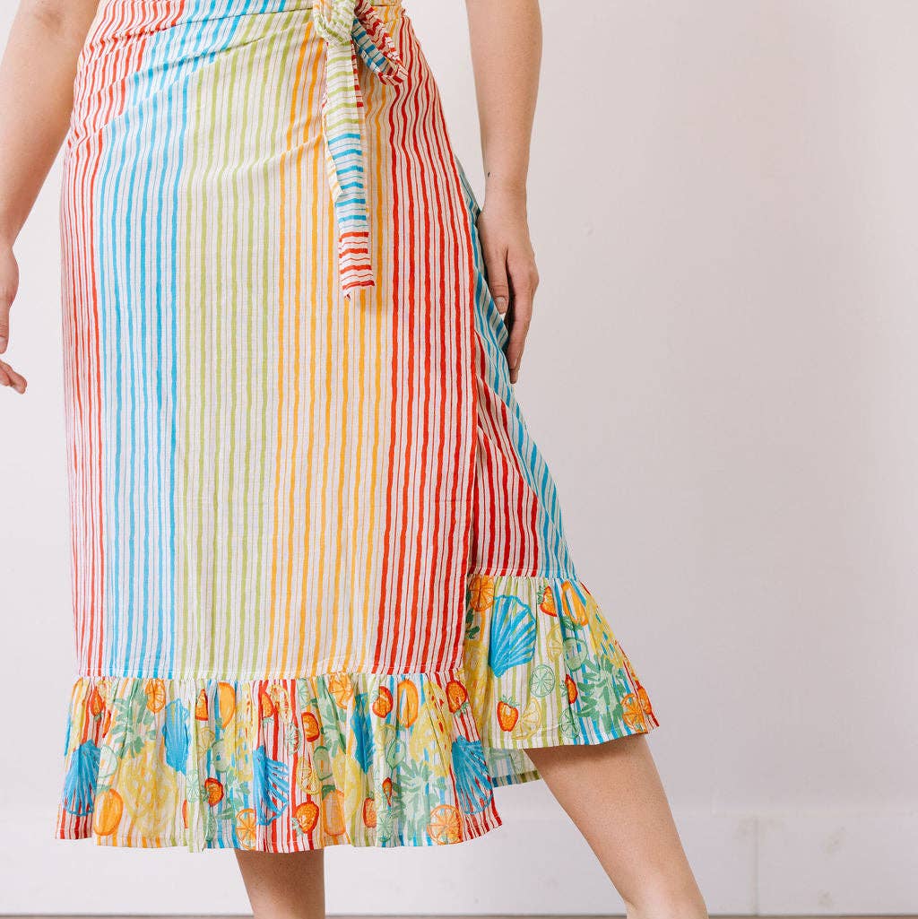 Fruit Stripe Vienna Sarong