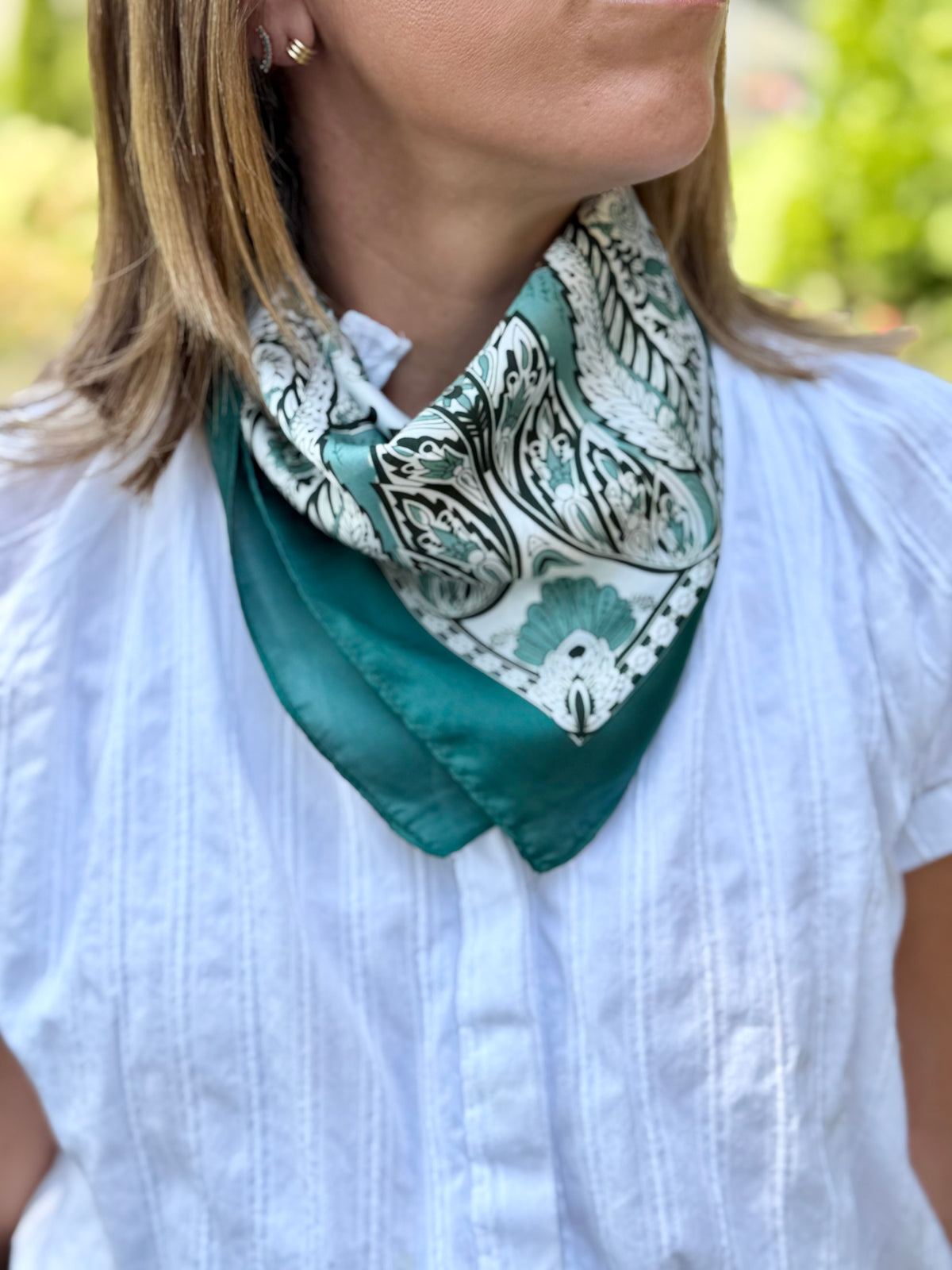 The Georgia Scarf : Turquoise