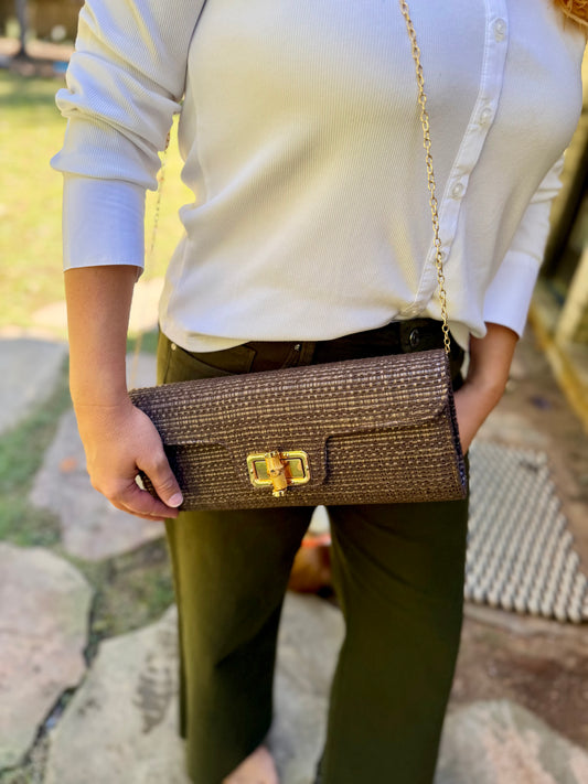 Bamboo Clutch