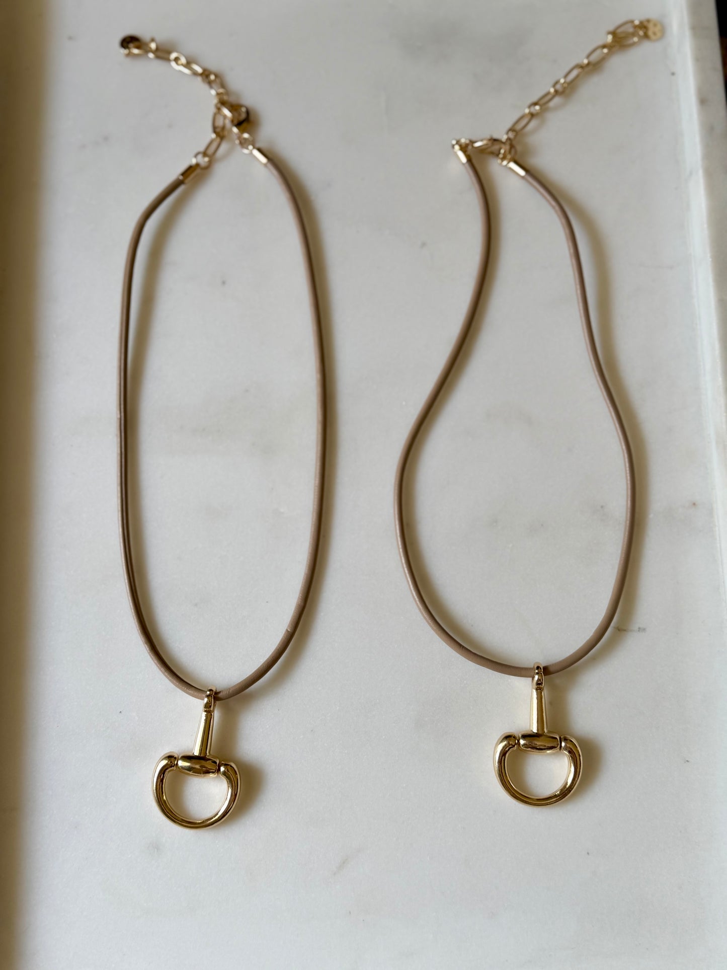 HorseBit Charm Necklace