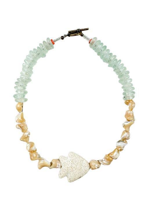 Tribal Classic Necklace | Neutral Fish