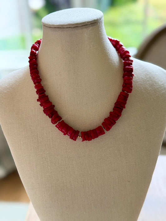 Red Stone Necklace