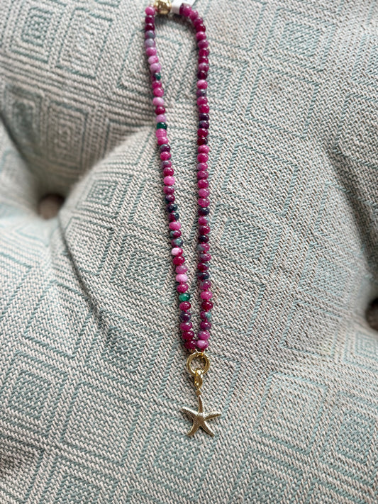 Starfish Sangria Necklace