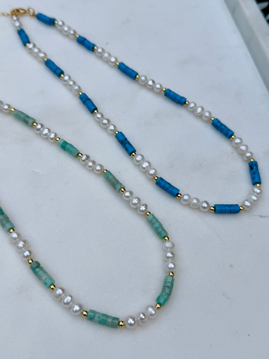 Mixed Pearl Beaded Necklace