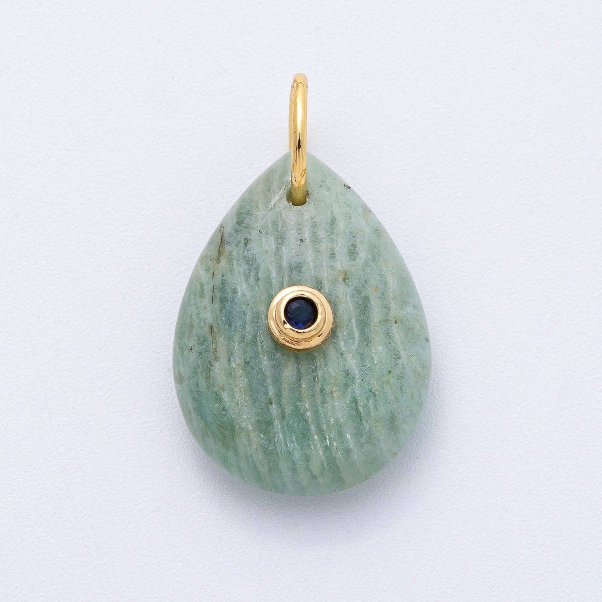 Teardrop Charm-Amazonite
