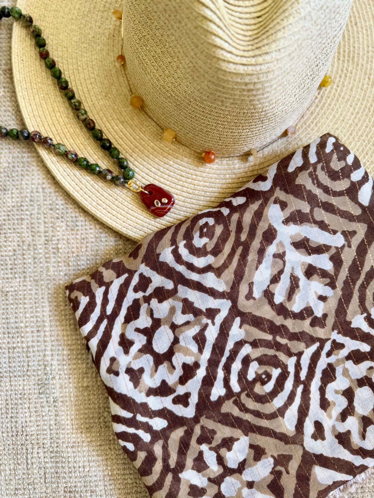 Chocolate & Shimmer Sarong