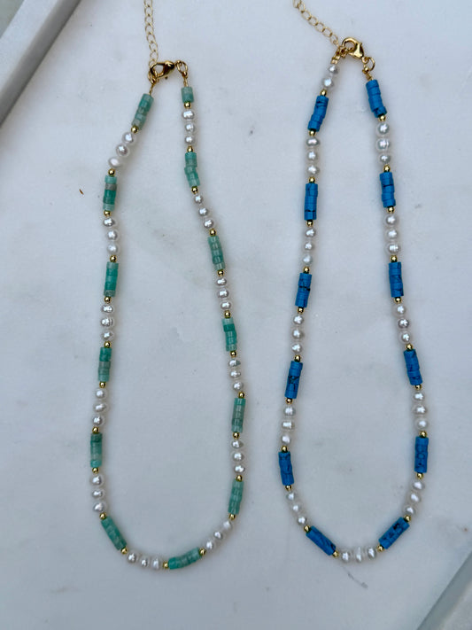 Mixed Pearl Beaded Necklace