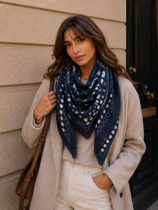 The Jolene Scarf : Blue