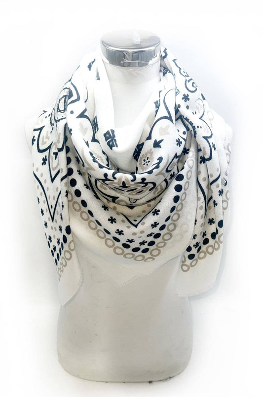 The Jolene Scarf : White