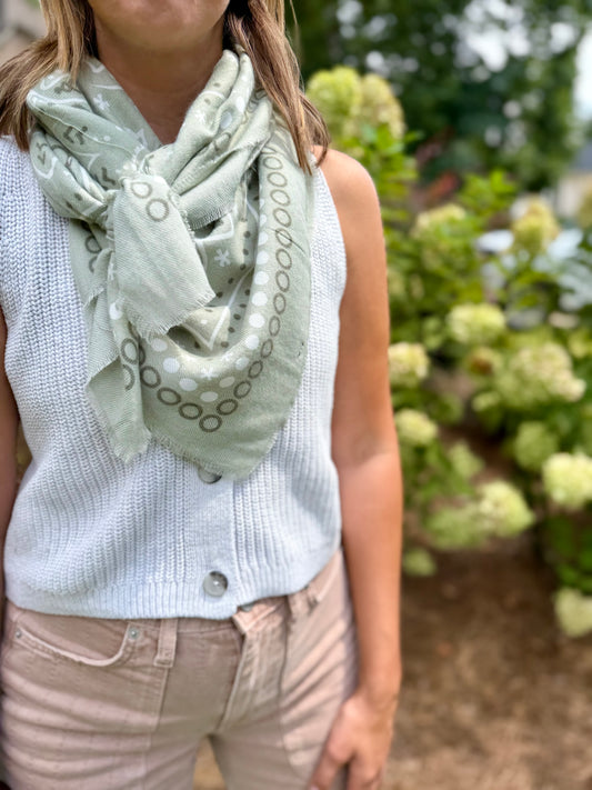 The Jolene Scarf : Green