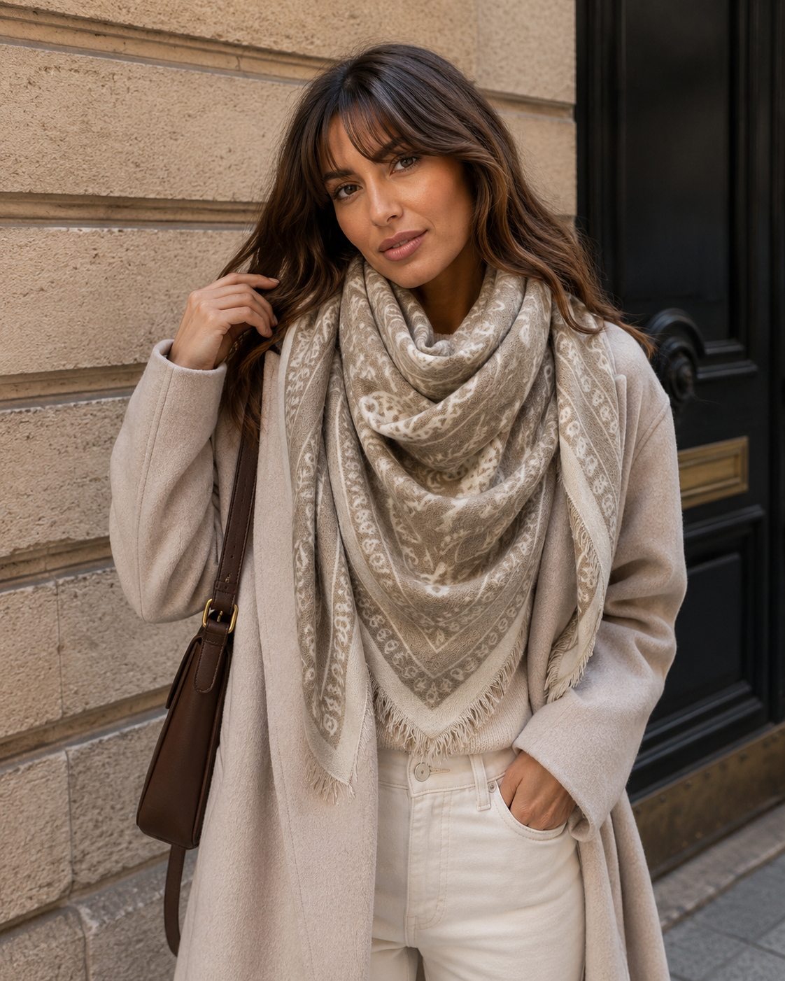 The Aspen Scarf: Taupe