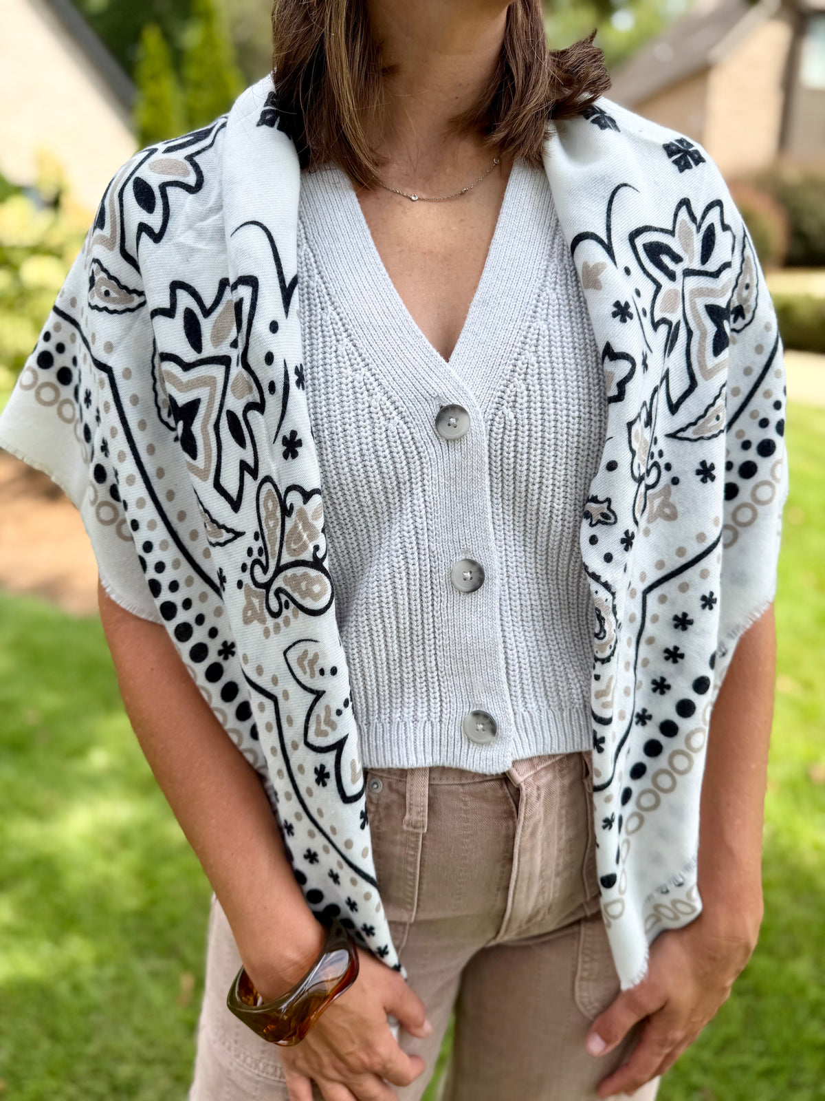 The Jolene Scarf : White