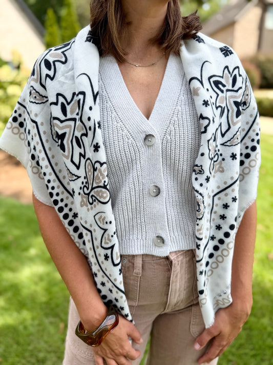 The Jolene Scarf : White