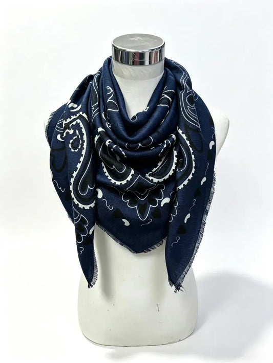 The Virginia Scarf : Blue