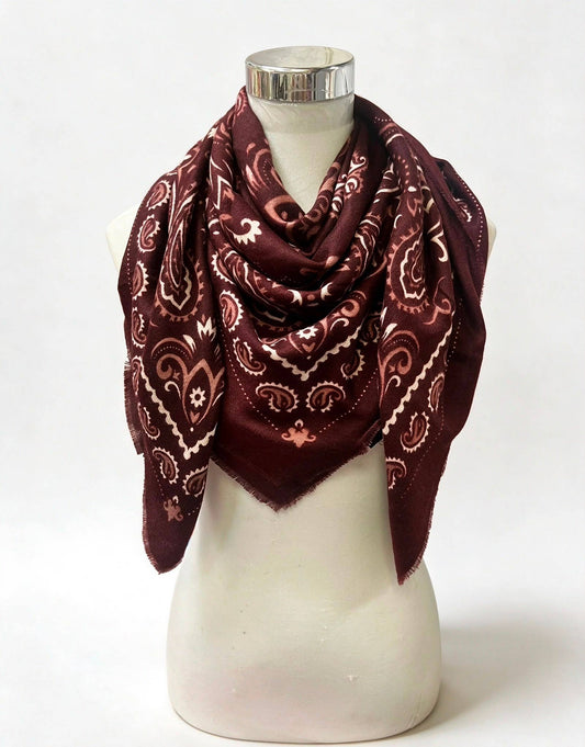 The Virginia Scarf: Plum