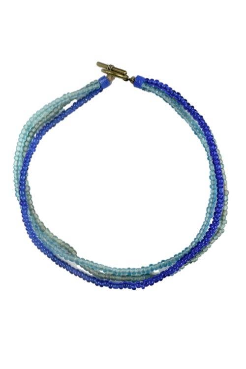 Seed Choker Necklace | Blue Marlin : Medium