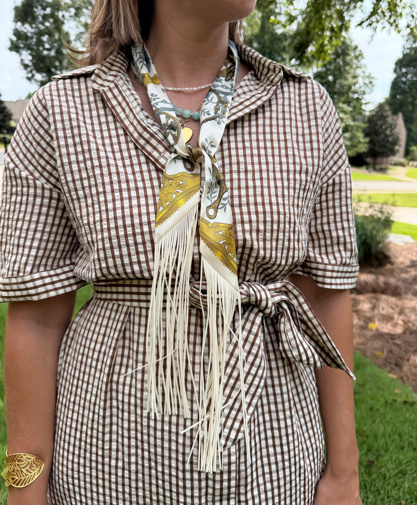 Fringe Tie Scarf