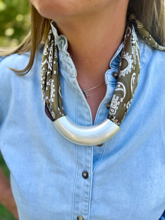 Silver Scarf Enhancer