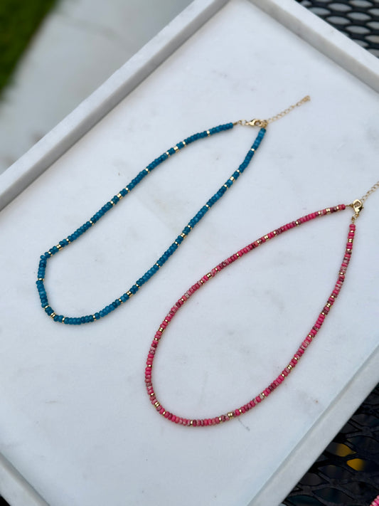 Color Pop Beaded Necklace