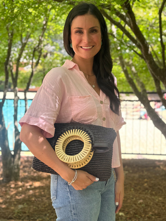 Straw Crossbody/Tote Bag