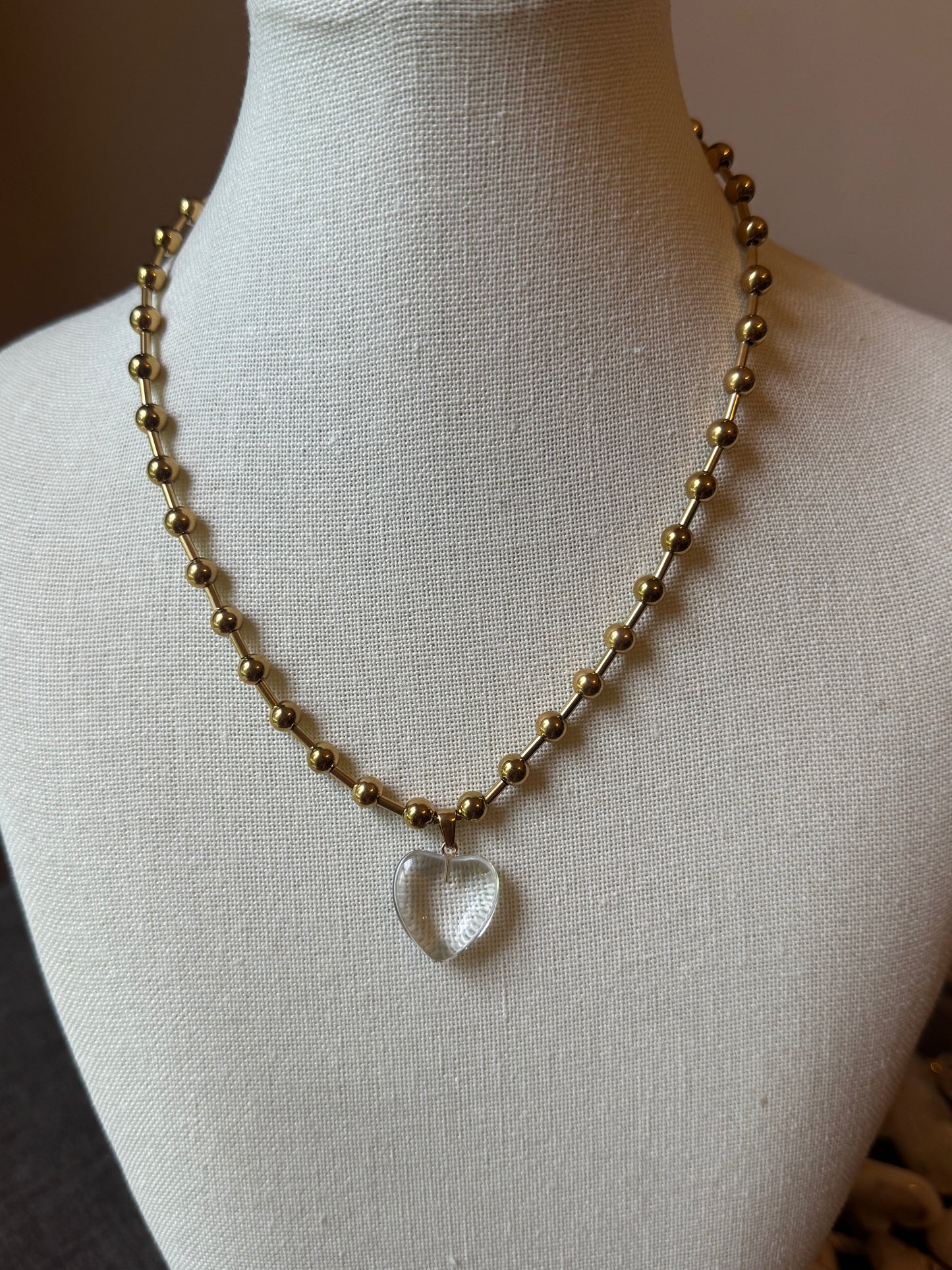 Palm Heart Necklace