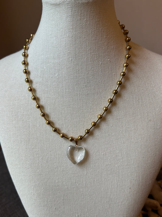 Palm Heart Necklace
