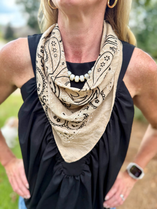 The Savannah Scarf : Beige