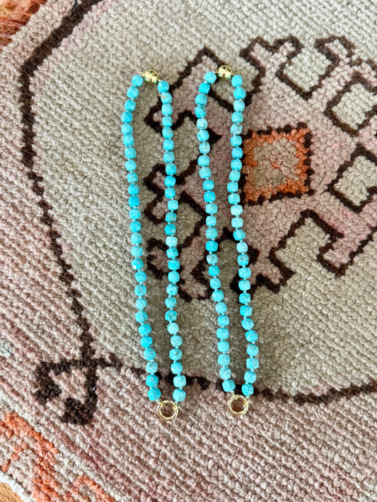 Turquoise Taffy Necklace MAGNETIC
