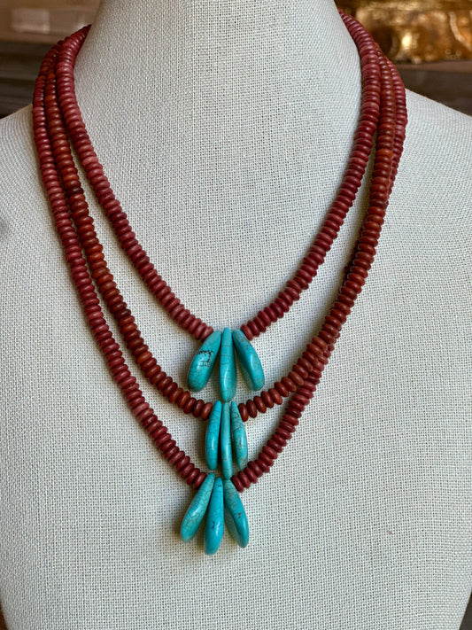 The Turquoise Triple Strand