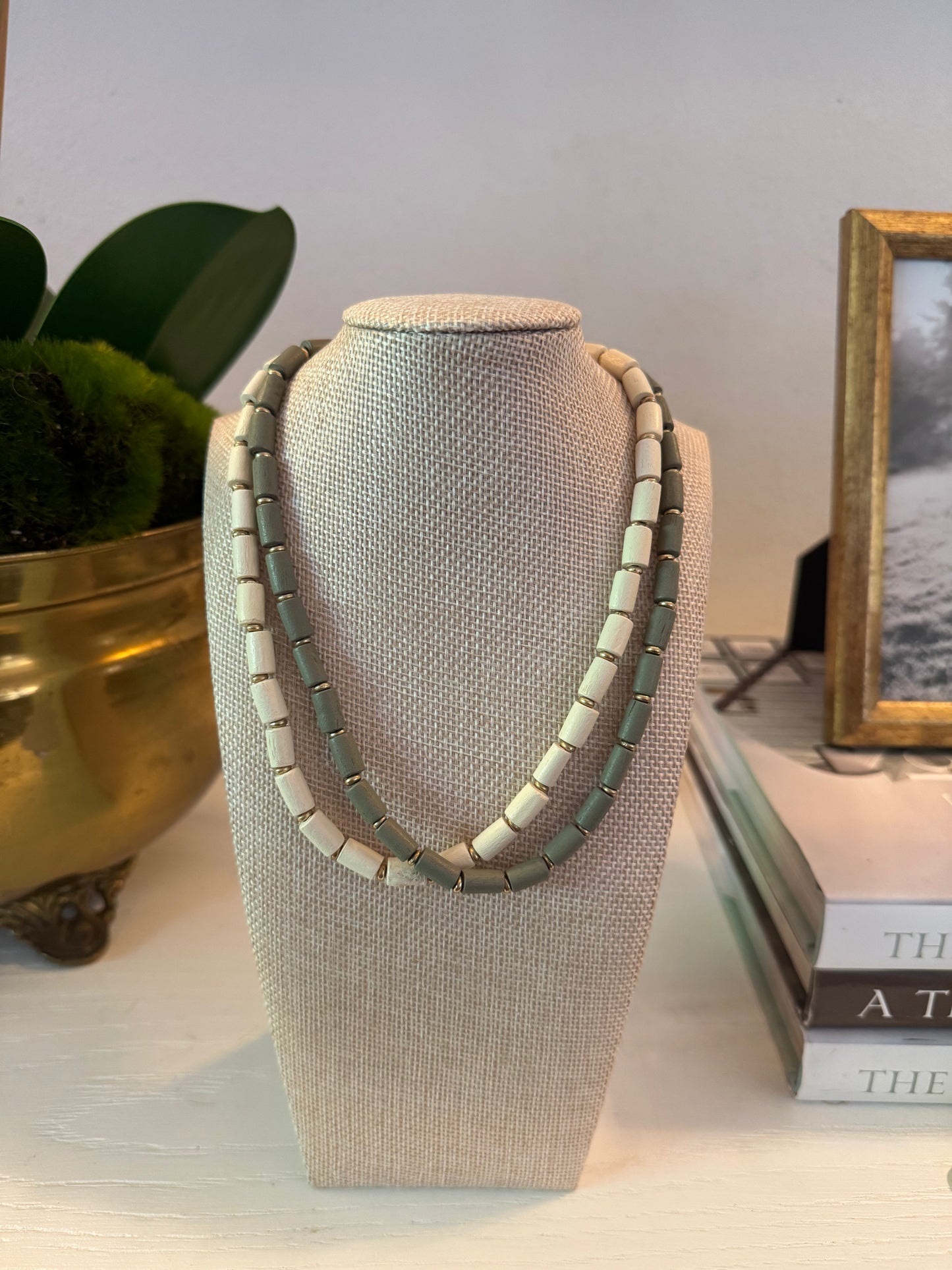 Wood Beaded Necklace