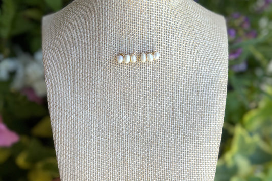 Trio Pearl Earrings