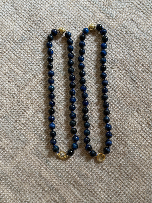 Navy Magnetic Beads