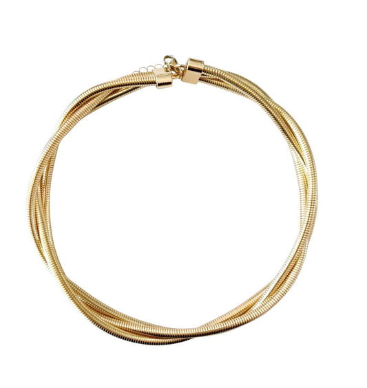 Bettina Gold Choker Necklace