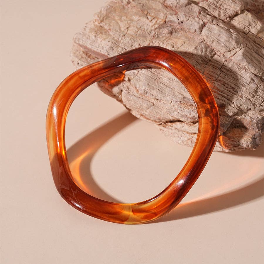 Sunset Amber Bangle