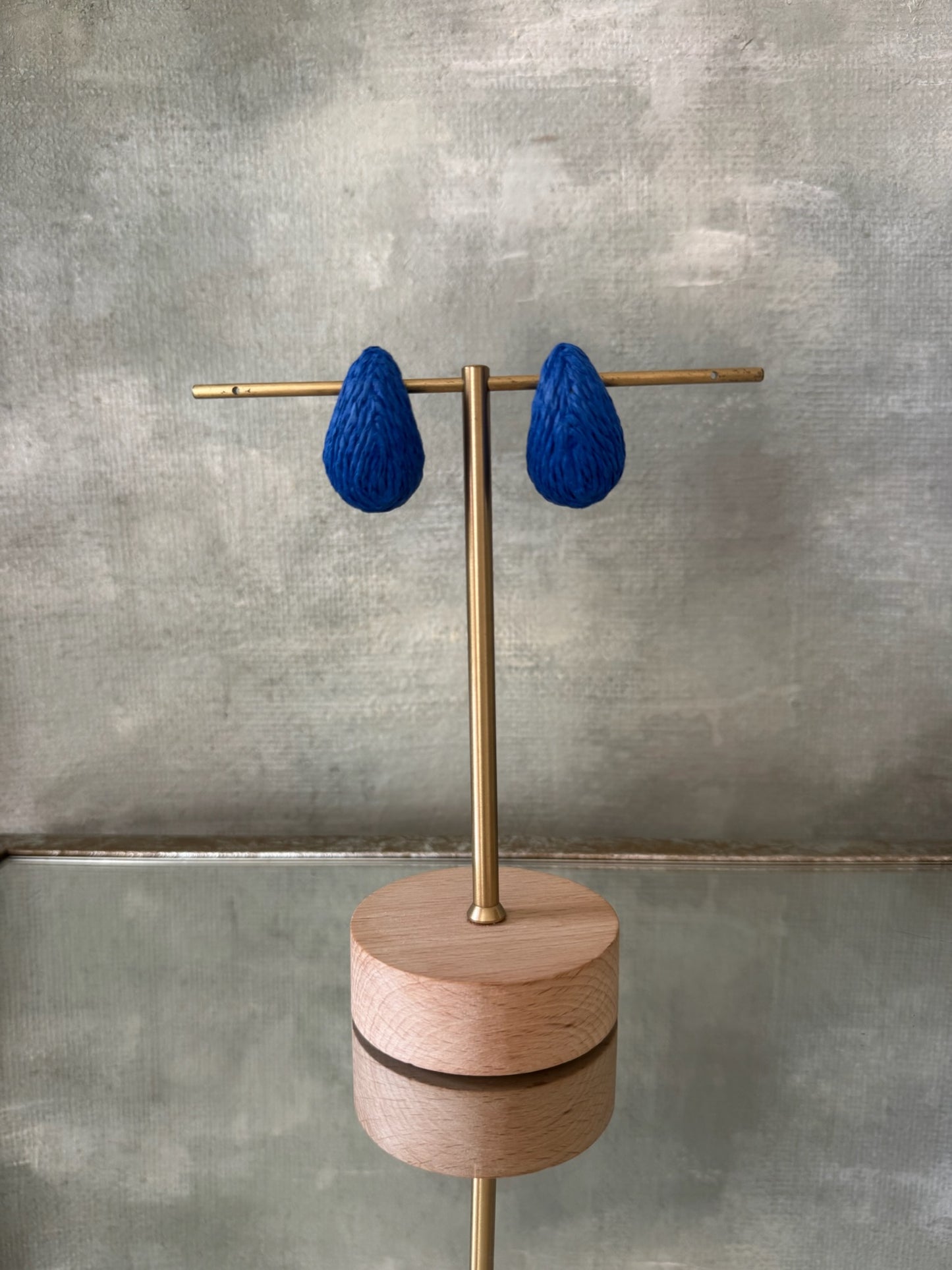 Raffia Teardrop Earring