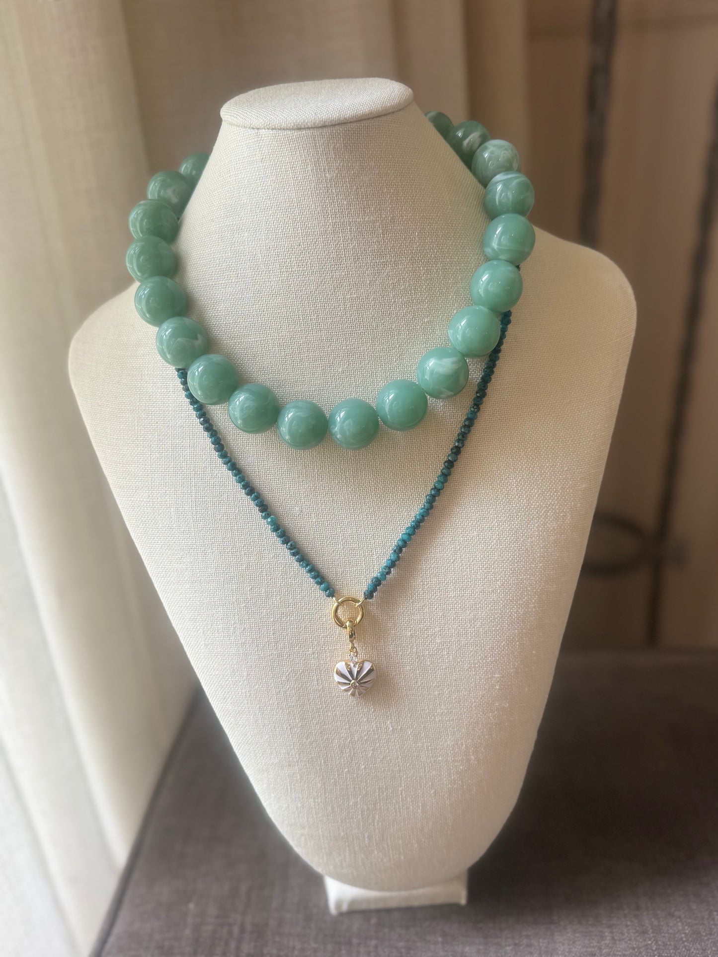 Ocean Charm Layered Necklace MAGNETIC
