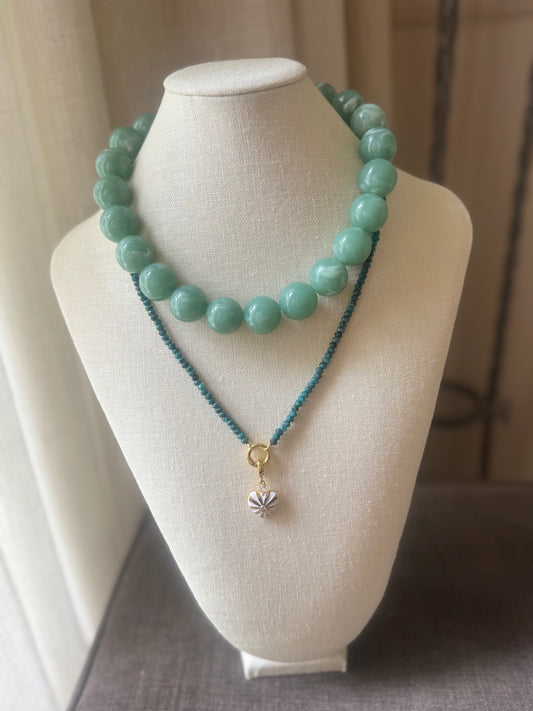 Ocean Charm Layered Necklace MAGNETIC