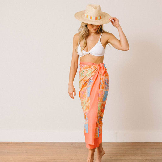 Patchwork Palm Sarong