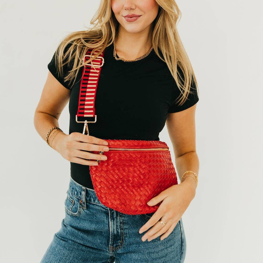 Kaitlyn Crossbody Bag - Cherry Red