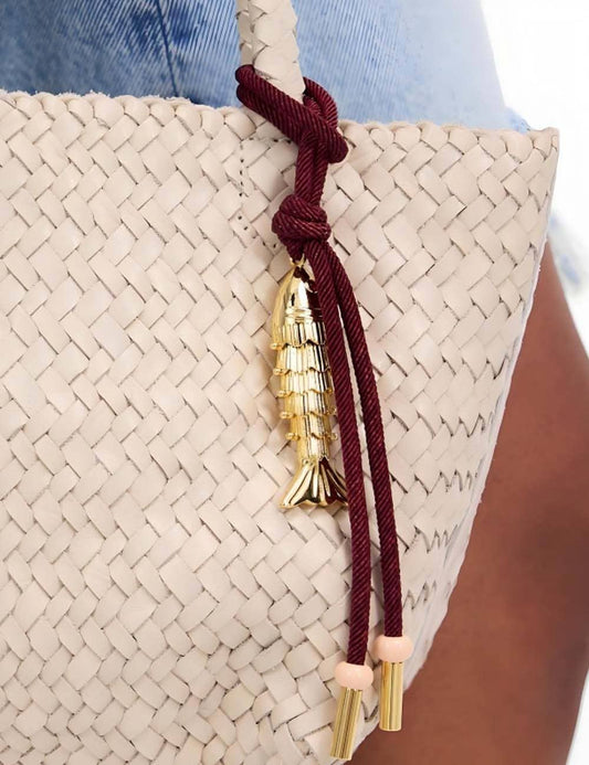 Lucky Catch Bag Charm - Red