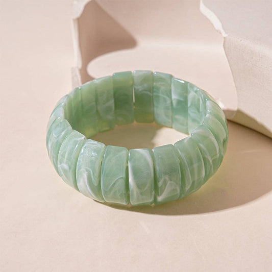 Seaglass Acrylic Bracelet