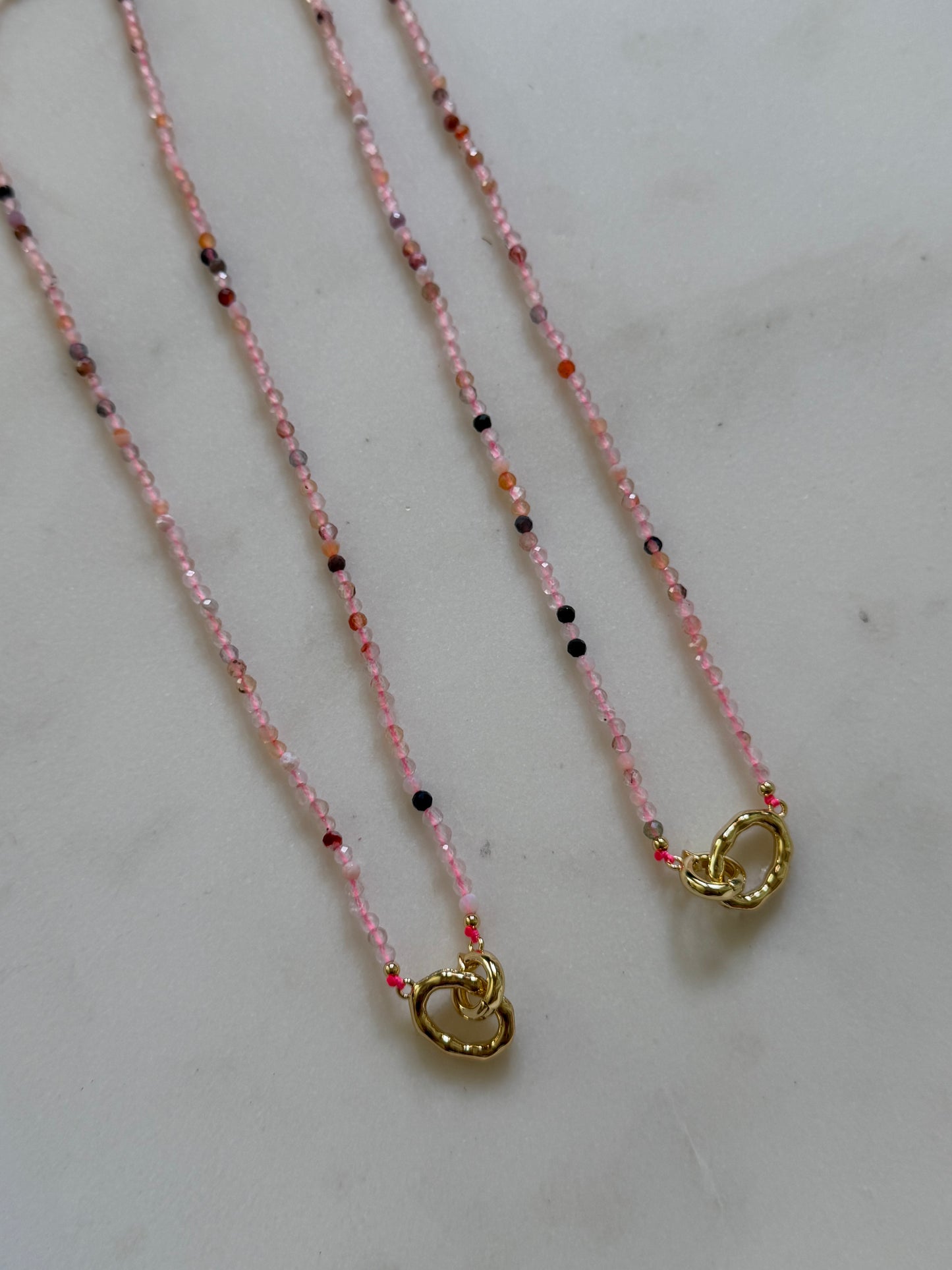 Pink Stardust Necklace