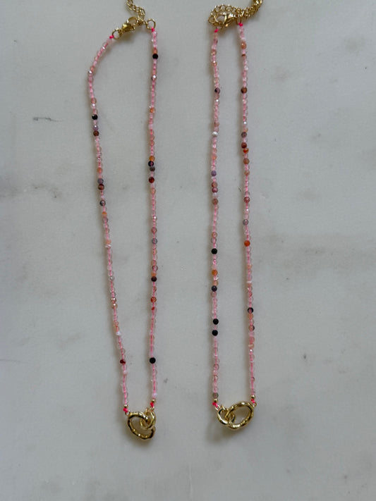 Pink Stardust Necklace